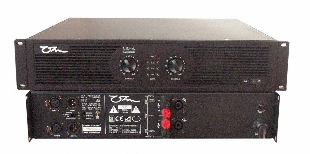 欧姆 OHM LA-4 2x1300W专业功放