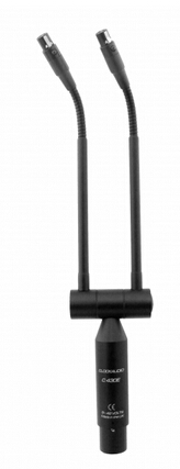 ClockAudio C 430E 双鹅颈话筒