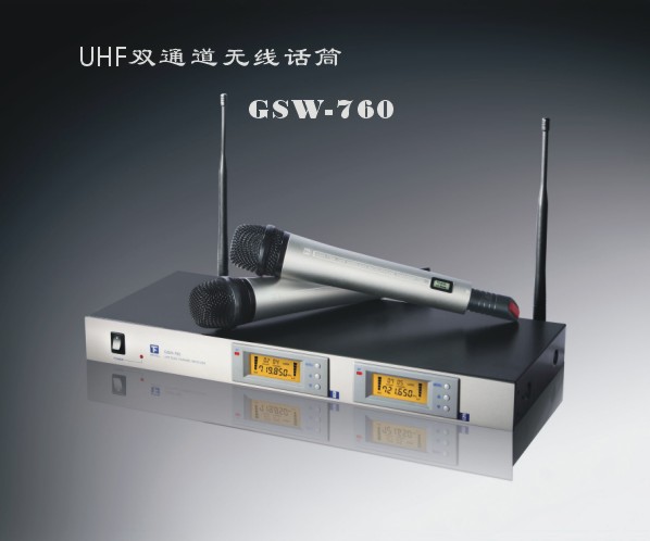 安度 Arttoo  GSW-760 UHF双通道无线话筒