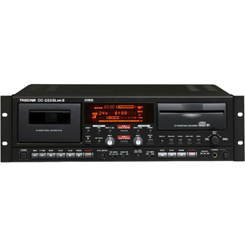 天琴 Tascam CC222SL MK2 3U机架式专业级CD/卡座录音机