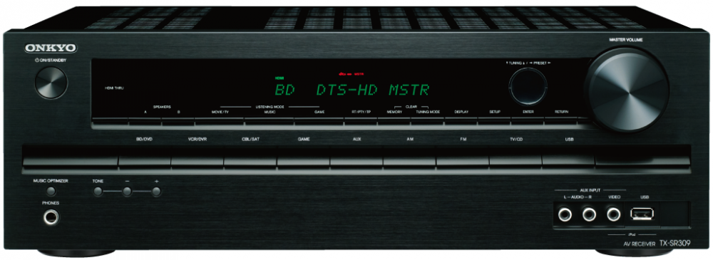 安桥 ONKYO TX-SR309  5.1 声道家庭影院功放