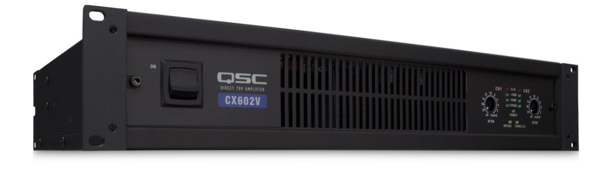 QSC  CX602V  2通道定压/定阻功放