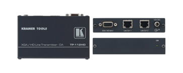 克莱默 Kramer TP-112HD 计算机图像视频和 HDTV 双绞线传输发送器&分配放大器