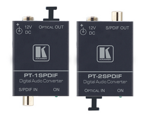 克莱默 Kramer PT-2SPDIF TOSLINK® 到S/PDIF数字音频格式转换器