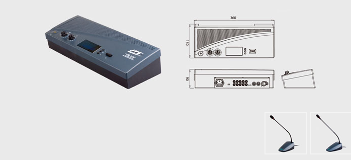 JTS CS-1CUi  手拉手会议控制主机