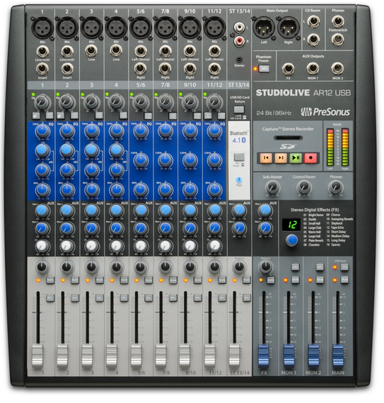 PreSonus StudioLive AR12 USB 12路录音调音台