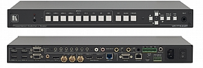 克莱默 Kramer VP-774A 9输入HDMI&HDBaseT演示切换倍级器(输出支持2K分辨率,音频输出带功放)