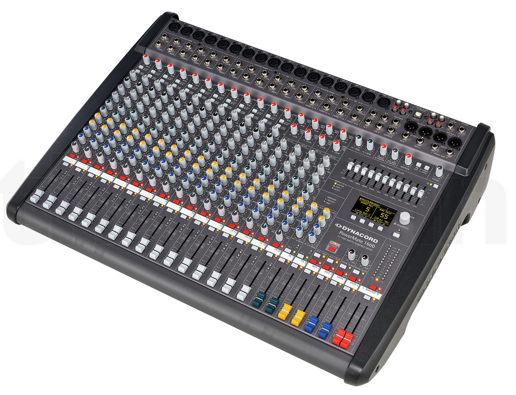 大地DYNACORD PowerMate 1600-3 24路调音台