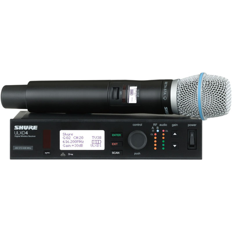 舒尔 SHURE ULXD24/Beta87A 无线数字话筒（电容）