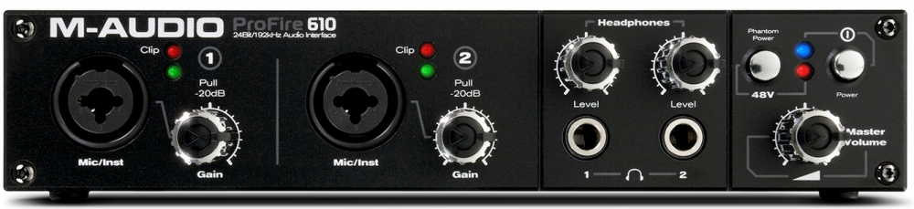 M-Audio  ProFire 610  火线音频接口