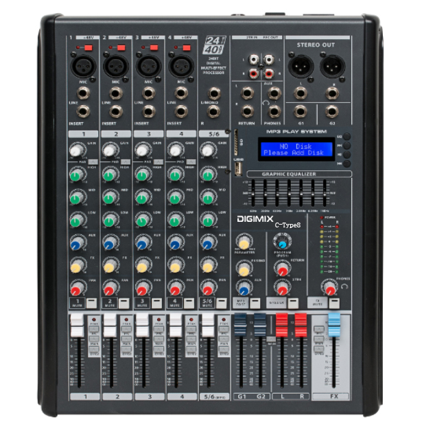 DIGIMIX C-Type8 世界顶级8路模拟调音台