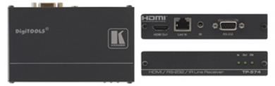 克莱默 Kramer TP-574 HDMI,双向RS-232和红外双绞线接收器