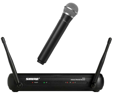 舒尔 Shure SVX24/PG58 一拖一无线手持话筒