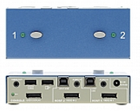 克莱默 Kramer K502 安全的2端口DisplayPort KVM切换器