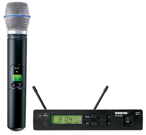 舒尔 SHURE ULXS24/BETA87A 无线手持话筒