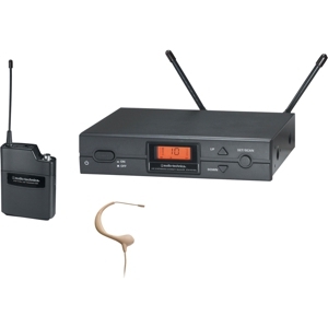 铁三角 Audio-Technica ATW-2193aI-TH 米色无线头戴式麦克风