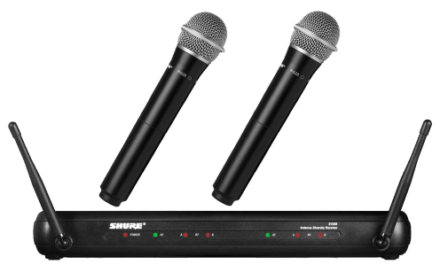 舒尔 Shure SVX88/PG28 一拖二无线手持话筒