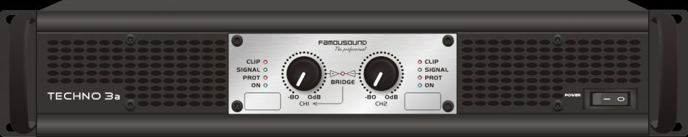 蜚声 Famousound Techno 3a 专业音响功放