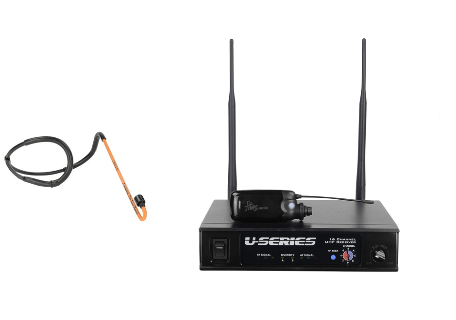 Cyclemic CM11H-T4/FA SDR5616/MT-U8 单车运动头戴话筒套装（迷你腰包发射器）