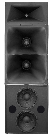 飞达 Fidek FD-1200GT 三分频主声道扬声器