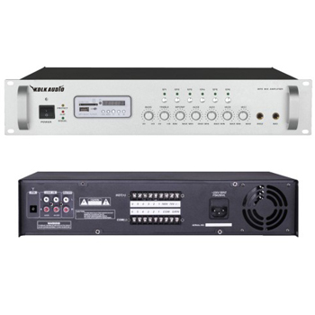 KDLK GS-120WT 2U带6分区MP3/FM公共广播功率放大器 120W