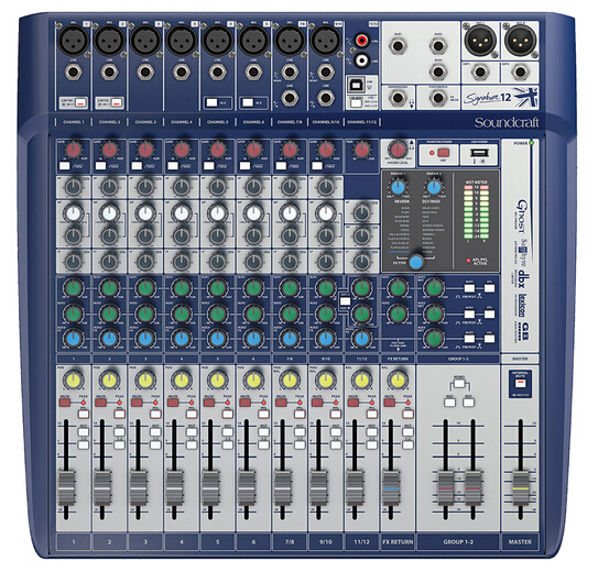 声艺 Soundcraft Signature 12（S12） 12路带效果调音台