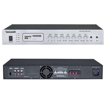 KDLK NP-120 1.5U带MP3/FM广播功率放大器120W
