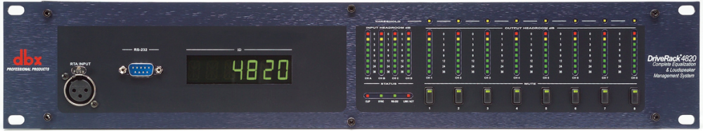 DBX DriveRack 4820 网络音频矩阵