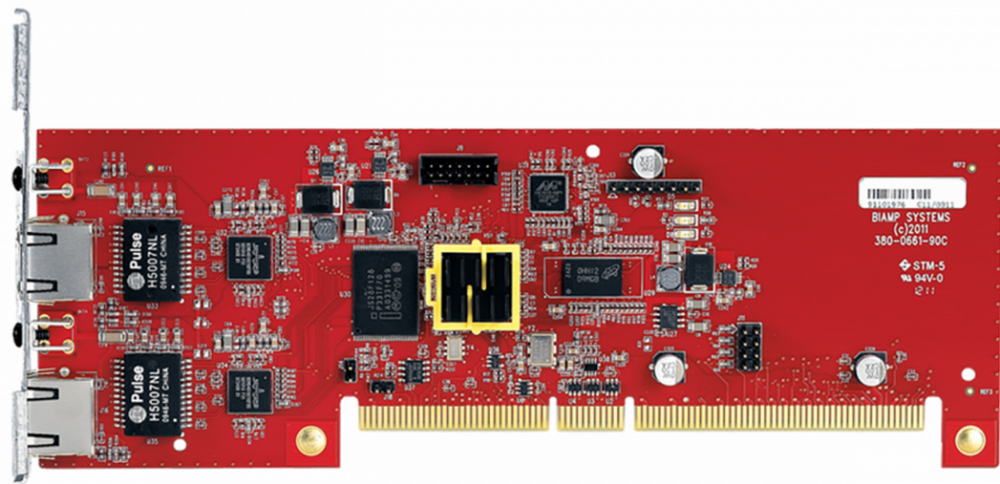 拜玛 BIAMP Tesira SERVER 插卡