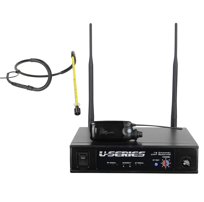 Aeromic AM11H-T4/FA SDR5616/MT-U8 健身运动头戴话筒套装（迷你腰包发射器）