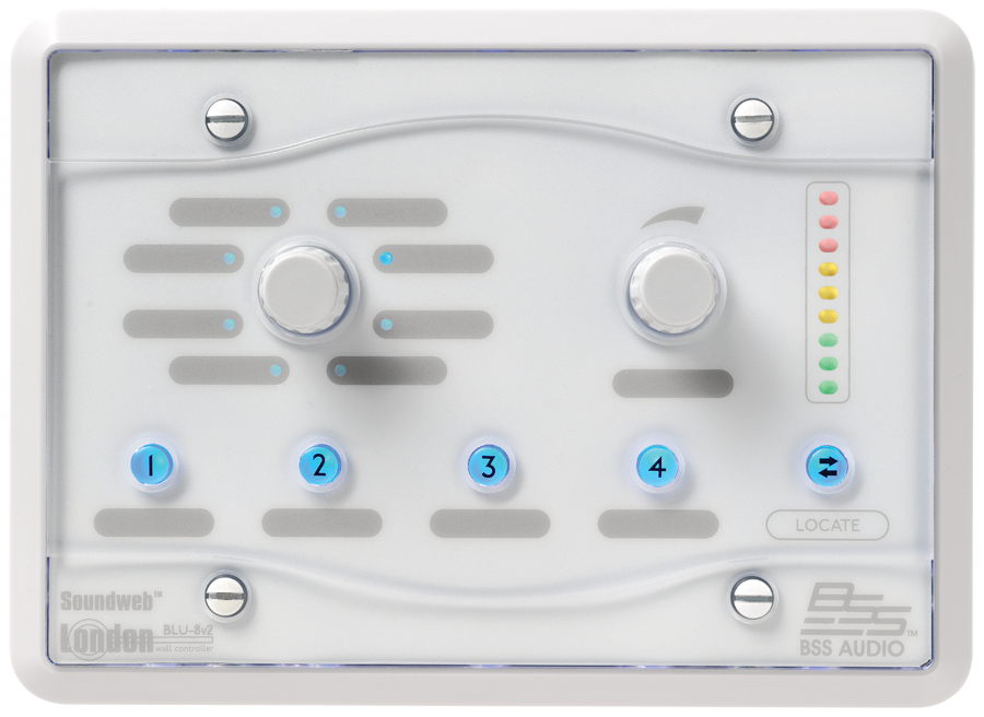 BSS audio BLU-8v2WHT 可编程区域控制器