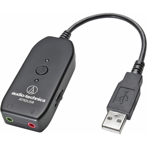 铁三角 Audio-technica ATR2USB 3.5毫米到USB音频适配器