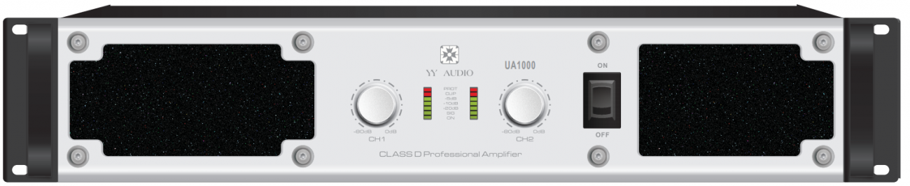 YYAUDIO UA1000 2*500W数字功放