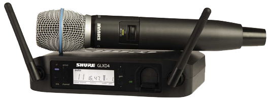 舒尔 Shure GLXD24/BETA58A 无线手持话筒