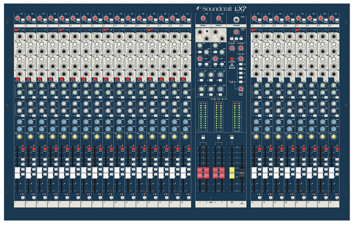 声艺 SOUNDCRAFT LX7ii24 24路调音台