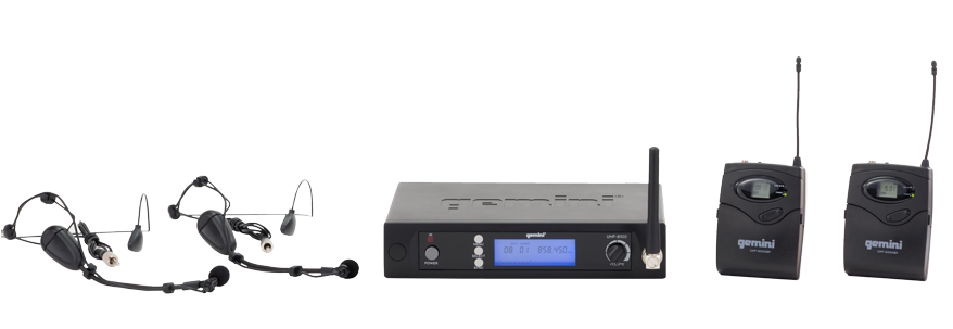 Gemini  UHF-6100HL  头戴话筒