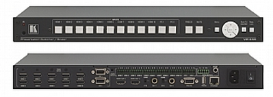 克莱默 Kramer VP-444 输入HDMI和数字演示倍线器/切换器带麦克风输入和以太网控制