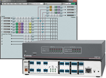 爱思创  Extron  DMP 64  音频矩阵处理器
