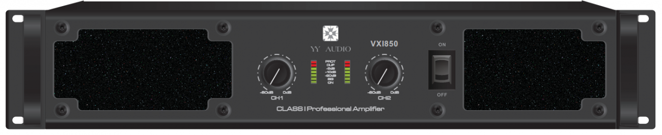 YYAUDIO VXI850 2*850W环牛功放