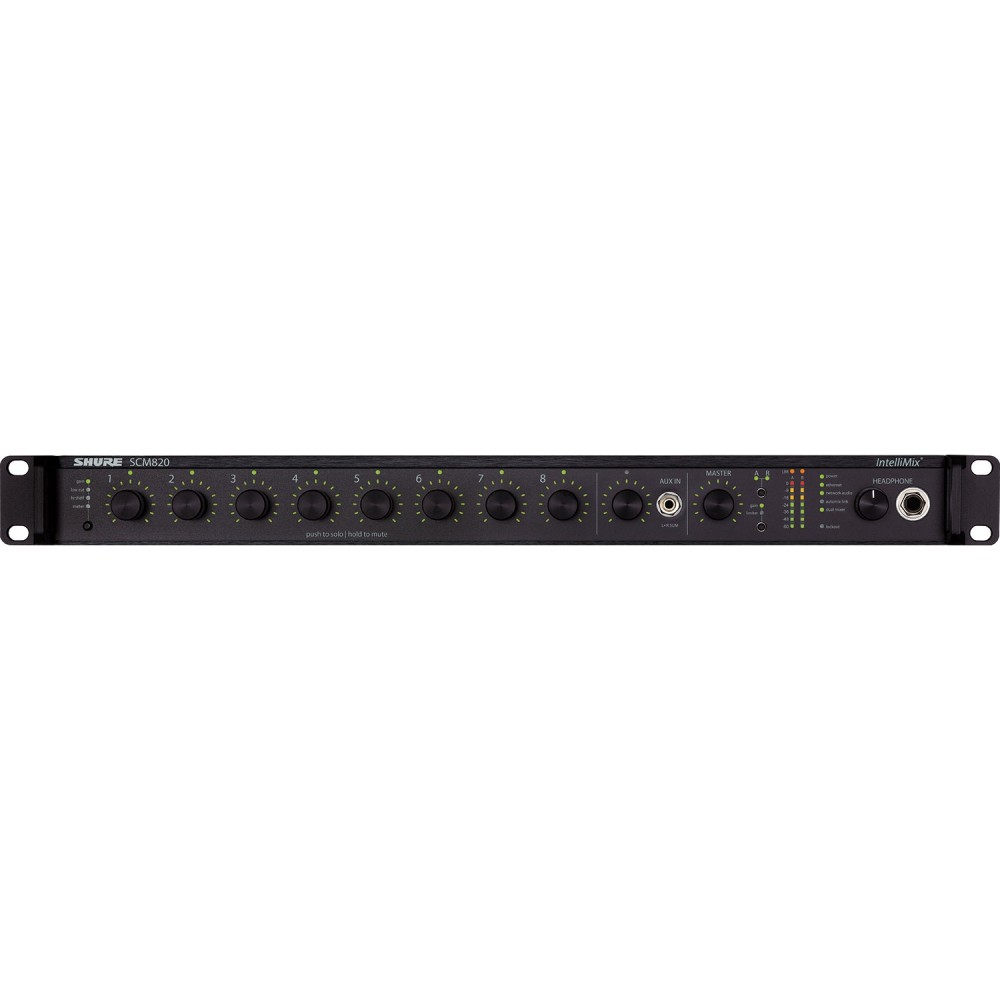 舒尔 SHURE SCM820 数字式IntelliMix® 自动混音器