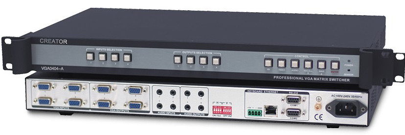 快捷 CREATOR Pt-VGA0404-A VGA矩阵切换器