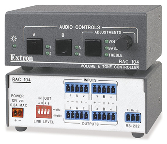 爱思创  Extron  RAC 104 音频控制器