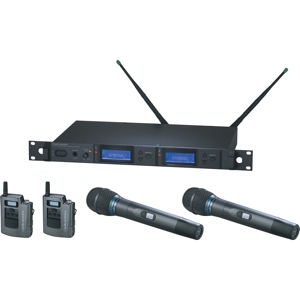 铁三角 Audio-Technica AEW-5413aC 无线双组合话筒