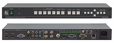 克莱默 Kramer VP-437N 7输入模拟和HDMI ProScale™ 数字演示倍线切换器带以太网控制