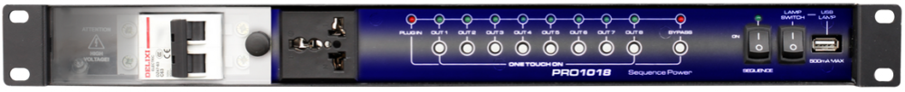 蜚声 Famousound PRO1018 8路电源时序器