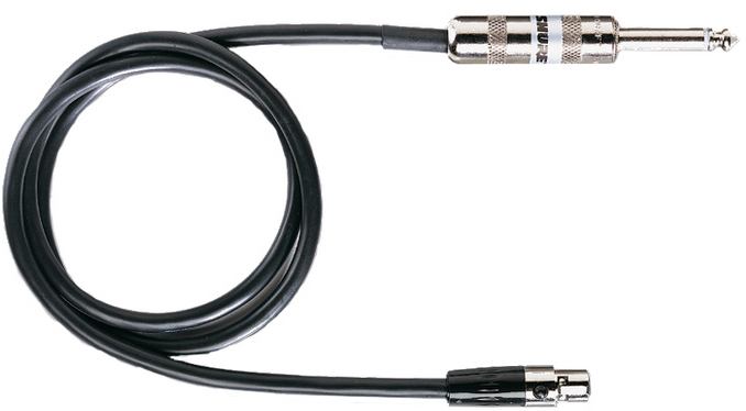 舒尔 Shure WA302 2.5英寸乐器连接线