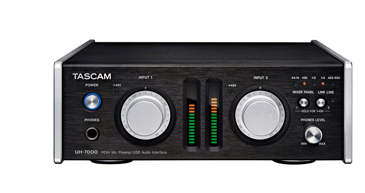 天琴 TASCAM  UH-7000  麦克风前置放大器