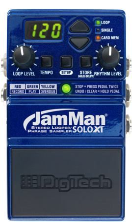 Digitech JamMan Solo XT 立体声环通紧凑的踏板