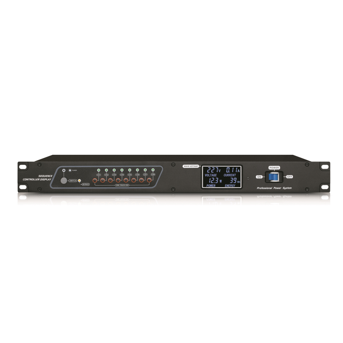 YYAUDIO DIG-8 8路电源时序器（带RS232 COM口）