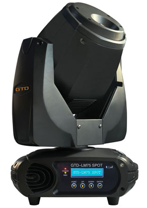 明道灯光 GTD GTD-LM75 SPOT LED摇头图案灯